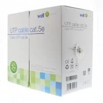 Cablu UTP CAT5e 8 fire 20m cupru 0.49 mm Well UTP5E-CU-305-WL-20 2