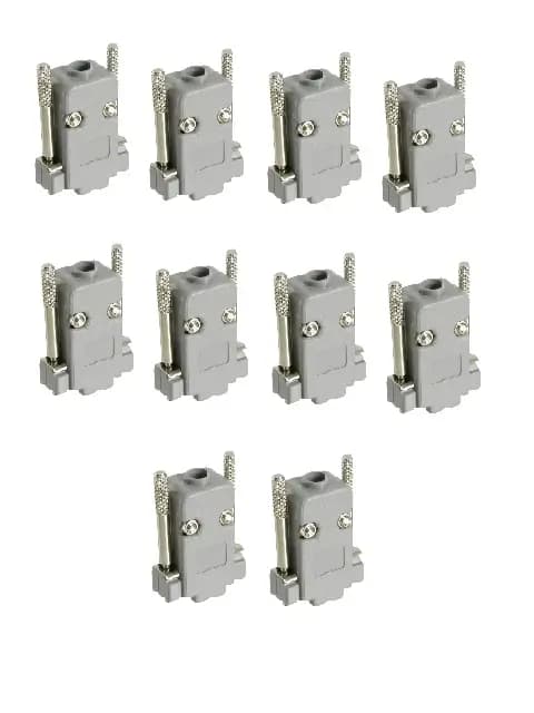Set 10 carcase D-SUB serial 9 pin RS232 VGA cu surub lung