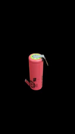 Acumulator Li-ion 3.7V SANYO 1300MAh 2.6A cu lamele sudate in Z UR18500Y 2
