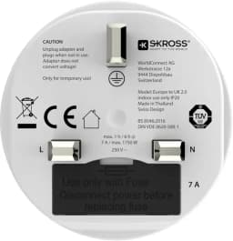 Adaptor priza Europa - UK 100V-700W /250V-1750W Skross 1.500230C-E 3