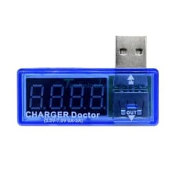 Tester USB Ampermetru 0A-3A /Voltmetru 3.5V-7V albastru 2