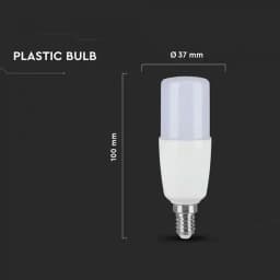 Bec LED T37 E14 7.5W 6500K alb rece V-tac SKU-24032 2