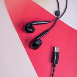 Casti stereo si microfon USB-C 1.2m negru maXlife MXEP-04 6