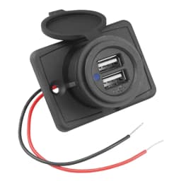 Priza auto 12V/24V 2x USB 5V /2.4A 60x45x40mm LTC LXG522 1
