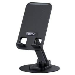 Suport birou rotativ 360 grade pentru telefon negru BWOO ZJ132 1