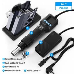 Pistol cu aer cald pentru dezlipit 550W FNIRSI SAG-55 H 2
