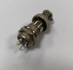 Conector MICROFON MARE 3 Pini set mama+tata 16 mm 9