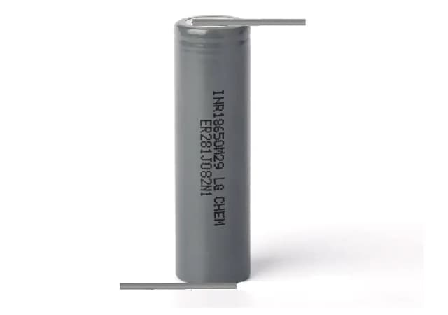 Acumulator LG INR18650M29 18650 3.7V 2850mAh 10A cu lamele sudate in Z