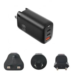 Alimentator 2x USB-C 3.1 + USB3.0 PD 3.0 65W + 3 adaptoare pentru calatorii 1