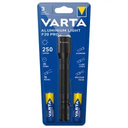 Lanterna LED Aluminium Light F20 PRO VARTA 16607 4W 250lm 2xAA incluse 1