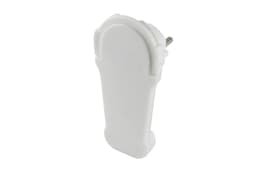 Stecher conector plat cu inel 16A /3680W cu pamantare alb Home NV FP 2 3