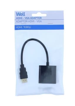 Cablu adaptor HDMI tata la VGA mama Well 2