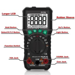 Multimetru digital True RMS FY76 Mastfuyi 2