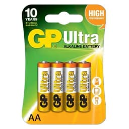 Set 4 baterii alkaline Ultra GP R6 AA GP15AUETA21-2GSBC4 1
