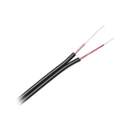 Cablu 2x RCA 4mm negru 1m Cabletech KAB0207-1 1