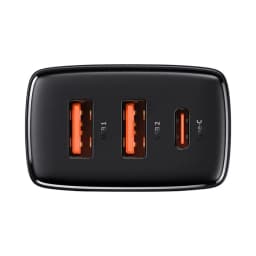 Incarcator retea QC3.0 30W BASEUS CCXJ-E01 USB-C + 2x USB-A 3