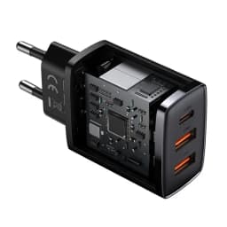 Incarcator retea QC3.0 30W BASEUS CCXJ-E01 USB-C + 2x USB-A 2