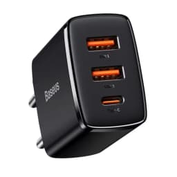 Incarcator retea QC3.0 30W BASEUS CCXJ-E01 USB-C + 2x USB-A 1