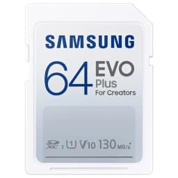 Card SDXC 64GB Samsung EVOPlus 130MB/s class 10 FFD V10 MB-SC64K/EU 1