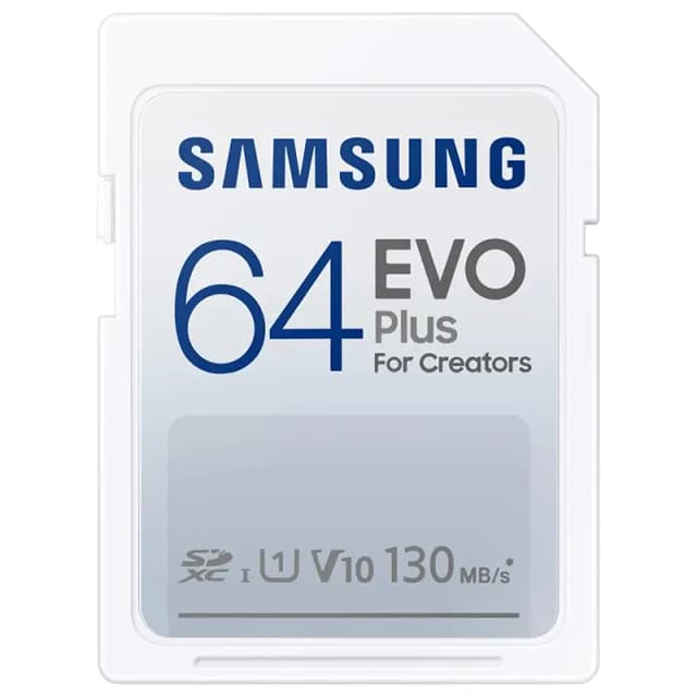 Card SDXC 64GB Samsung EVOPlus 130MB/s class 10 FFD V10 MB-SC64K/EU