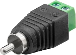 Mufa RCA tata rapida tip regleta prindere cu surub Goobay 76740 1