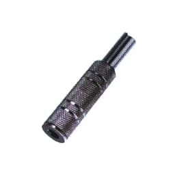 Mufa Jack 3.5 mm mama stereo metal pe cablu 2