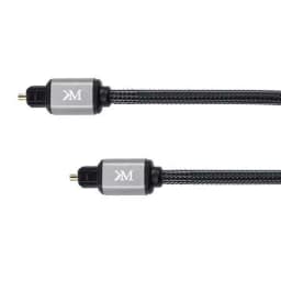 Cablu optic Toslink-Toslink 2m digital audio Profesional Kruger&Matz 1