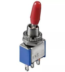 Comutator ON-ON 3 pini 12x6.5x9.5mm cu retinere Goobay 2