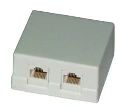 Priza dubla UTP CAT6 RJ45 8p8c 3