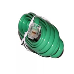 Cablu extensie telefonic verde 2m RJ11 2