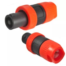 Mufa audio Speakon tata fir 4 contacte cu inel de blocare 2