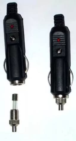 Mufa bricheta auto tata cu siguranta 3A + martor LED 2