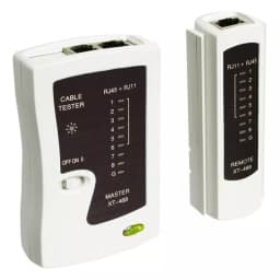 Tester retea RJ11 RJ12 RJ45 ISDN CAT5 CAT6 Goobay 1