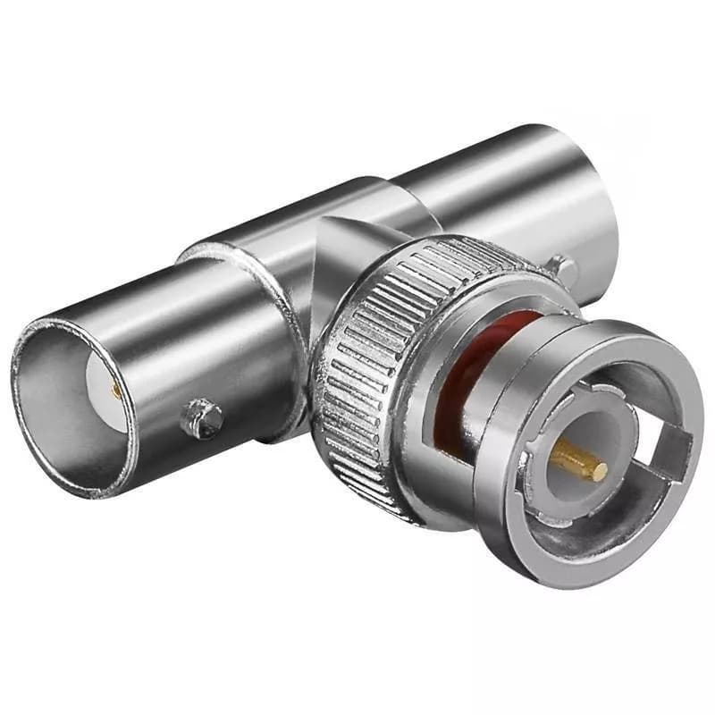 Adaptor BNC la 2x BNC mama T Goobay