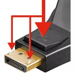 Adaptor DisplayPort la DVI-I 24+5 mama Goobay 2