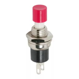 Buton 1 circuit 1.5A 250V OFF-(ON) fara retinere rosu 1