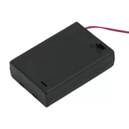 Suport baterii 3x AA cu capac intrerupator si fire 1