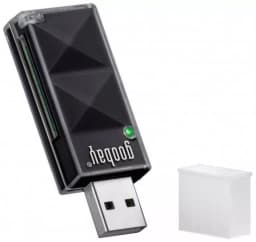 Cititor SD/SDHC extern negru Goobay 1