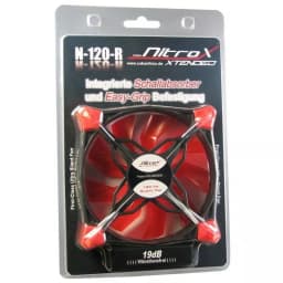 Ventilator Inter-tech cobanitrox xtended N-120-Red LED 120mm 12V 4