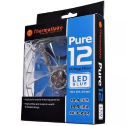 Ventilator Pure S 12 LED 120mm LED blue 12V 5