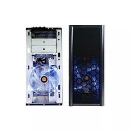 Ventilator 200mm blue LED silent fan 12V 4