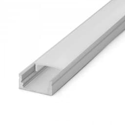Profil U din aluminiu pentru benzi LED 2000x17x8mm Phenom 3