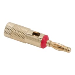 Mufa banana aurita tata pentru cablu max 4mm inel rosu 2