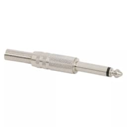 Mufa JACK 6.3 mm mono tata cu protectie cablu 1