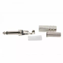 Mufa JACK 6.3 mm mono tata cu protectie cablu 2
