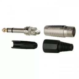 Mufa JACK executie ranforsat stereo 6.3 mm tata 2