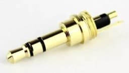 Mufa audio Jack HIGH QUALITY 3.5 mm stereo tata contacte aurite 2