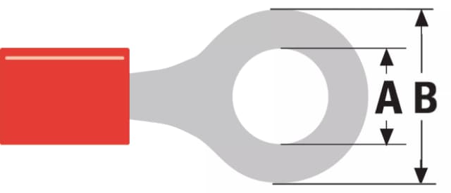 Papuc electric izolat 3.2mm rosu Valueline