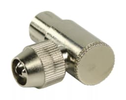 Conector coaxial profesional mama cotit Valueline 3