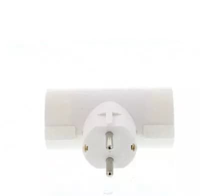 Fisa cu contact protectie SCHUKO la 3x SCHUKO Well